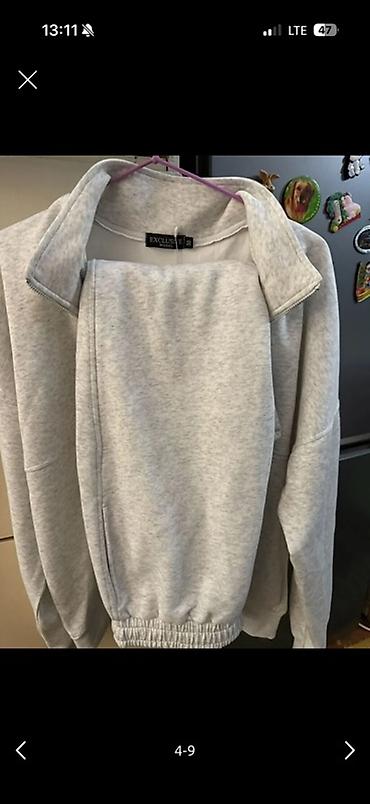 nike tech flecce: Новые,42-44,Серый спортивный комплект из мягкого трикотажа меланж. 1) — 1