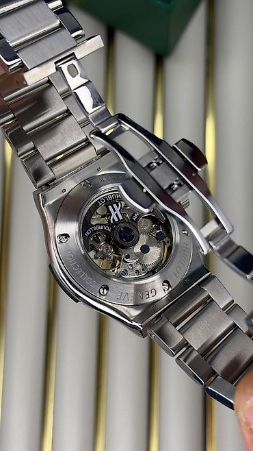 saat samdan: Hublot skelet dizaynlı kişi saatı - Korpus: fırçalanmış və cilalanmış — 4