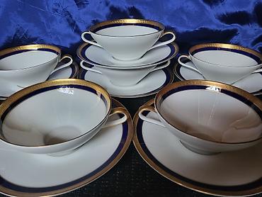 Ostali antikviteti: Servis luksuznih cinija Heinrich i Co Selb Bavaria 1939g+ — 7