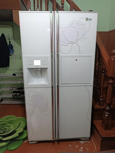 купить миксер бош: Муздаткыч LG, Колдонулган, Эки камералуу, No frost, 90 * 175 * 70
