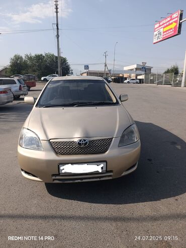 на runx: Toyota Allex: 2003 г., 1.5 л, Автоматические, Газ