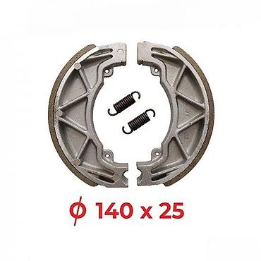 raspon rupa: Set kočionih pakni sa oprugama, dimenzija 140 x 25 mm. Ove pakne su — 1