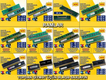 ram ddr2: Operativ yaddaş (RAM) Kingston, > 32 GB, 3200 Mhz, DDR3, PC üçün, Yeni