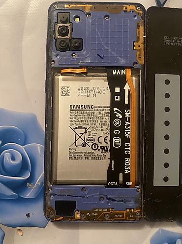 13 note pro: Samsung Galaxy A31, 128 GB, rəng - Göy, Sensor, Barmaq izi, İki sim kartlı — 4