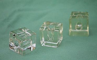 Sveće i svećnjaci: Tri mala staklena svećnjaka - Scandinavian design. Scandinavian — 1