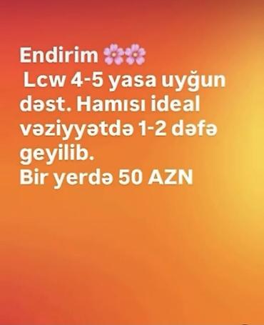 ikinci el oyuncaq: Köynək, Qız üçün, 4 - 5 yaş, Lc Waikiki — 1