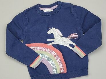 sweterki dziewczece: Sweatshirt, Marks & Spencer, 4-5 years, 104-110 cm, condition - Good