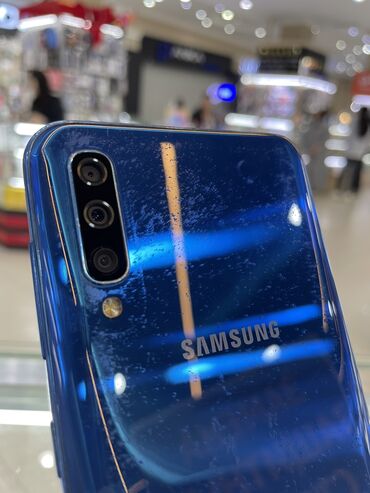 samsung a 3 2016: Samsung A50, Б/у, 64 ГБ, цвет - Синий, 2 SIM