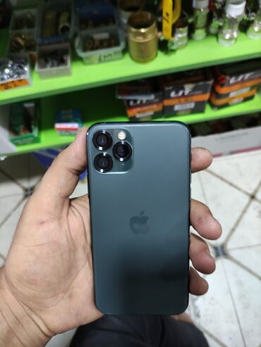 Apple iPhone: IPhone 11 Pro, Matte Midnight Green, Face ID