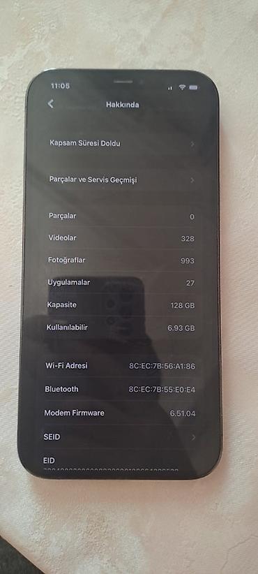 iphone 50: IPhone 12 Pro Max, 128 GB, Göy, Face ID — 4