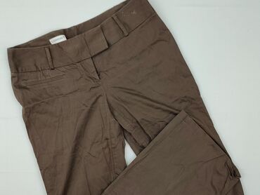 spodnie damskie rozmiar 52: Clockhouse, Material trousers for women, XL (EU 42)