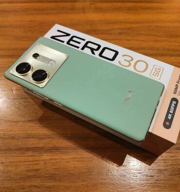 kicik kameralar: Infinix Zero 30, 512 GB, rəng - Yaşıl, Zəmanət, Sensor, Simsiz şarj