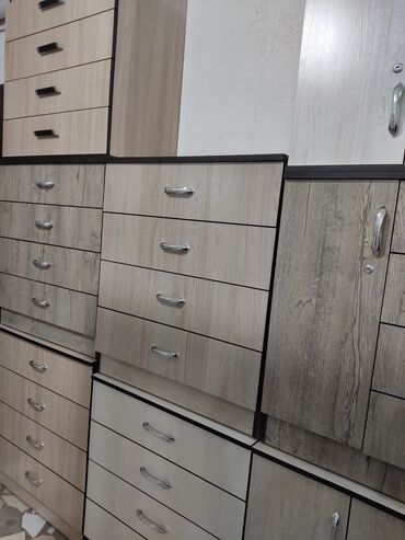 Комоды для одежды: Комод для одежды, Новый, С зеркалом, ЛДСП, цвет - Белый, Бесплатная доставка — 5