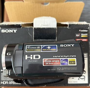 Sony Handycam HDR-XR550E videokamera - Full HD 1080 AVCHD video