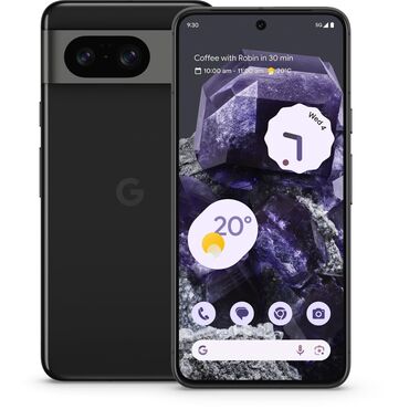 чехии: Google Pixel 8, Колдонулган, 128 ГБ, түсү - Кара, 1 SIM, eSIM
