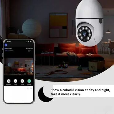 Kamere za video nadzor: #1850 WiFi Panorama Camera Light Bulb; Raspoloživo još 2 kom; na lalafo.rs — 6 Kamere za video nadzor: #1850 WiFi Panorama Camera Light Bulb; Raspoloživo još 2 kom; — 6