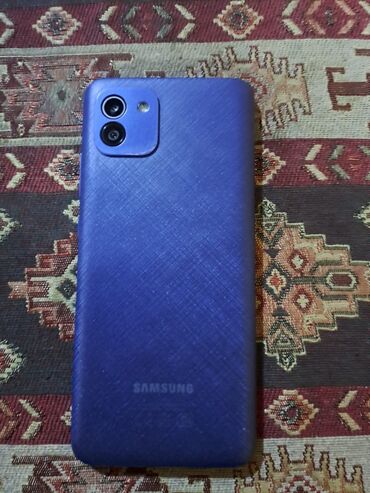 samsunq s23 ultra: Samsung Galaxy A03, 64 GB, rəng - Göy, Sensor