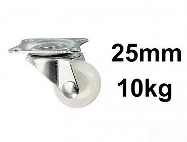 drvena hranilica 2 u 1: Okretni točkić sa pločicom za montažu – 25 mm, nosivost 10 kg - — 2