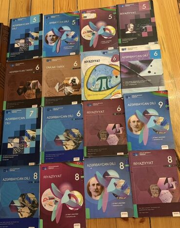 informatika kitab: Müxtəlif siniflər üçün "Azərbaycan Dili", "Riyaziyyat" və "Ümumi