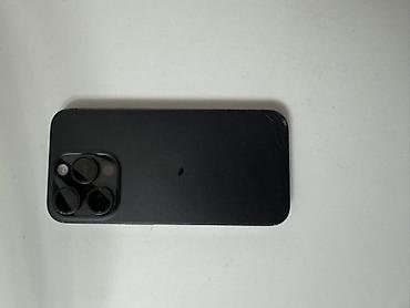 iphone 1e: IPhone 15 Pro, Б/у, 128 ГБ, Black Titanium, 80 % — 1