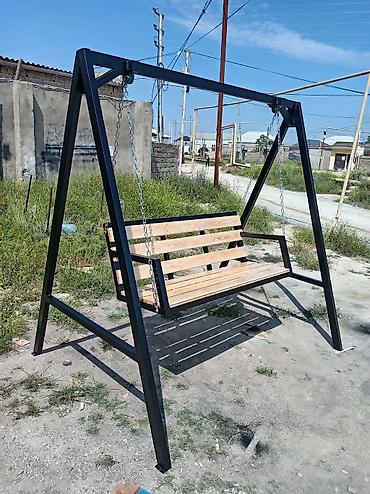 heyet yellenceyi: Yeni, Skamya-yelləncəl, Zontiksiz, Metal — 1