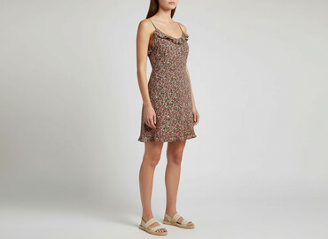 sukienka z marszczeniami na brzuchu: H&M, Women`s dress, size S