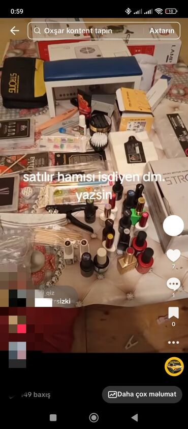 Manikür və pedikür məhsulları: Dırnaq üçün gel lak