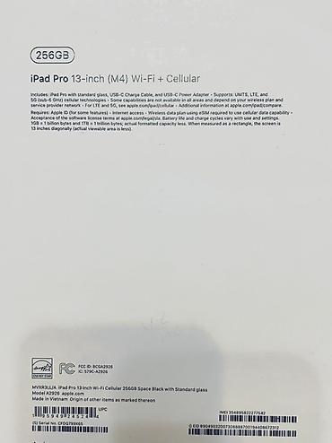 apl: Apple iPad Pro 13 m4 256 gb yaddaş WiFi -Cellular 5G planşeti təqdim — 9