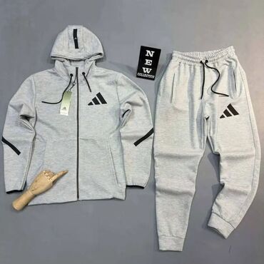 Trenerke: Muški komplet trenerke – dukserica sa kapuljačom i donji deo - Model — 3