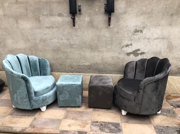 Kreslolar: Yeni, Kreslo, Vеlur parça, Kredit yoxdur — 19