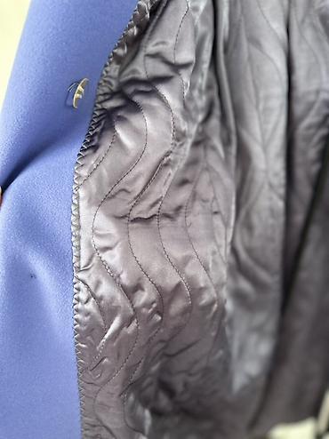 nike s: Пальто, Классика, Осень-весна, Сукно, По колено, Двубортная модель, S — 2