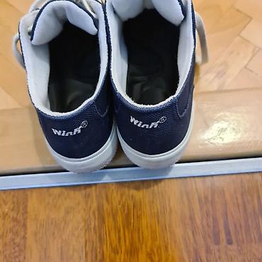 patike snizenje: Plave patike Wink – unisex, platnene - Brend: Wink (logotip na peti) — 2