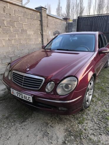 расрочка машина бишкек: Mercedes-Benz E-Class: 2002 г., 2.6 л, Автоматтык, Бензин, Седан