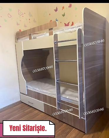 meheccer: Oğlan və qız üçün, Yeni, Çarpayı, Matras ilə, Siyirməli, Laminat — 4