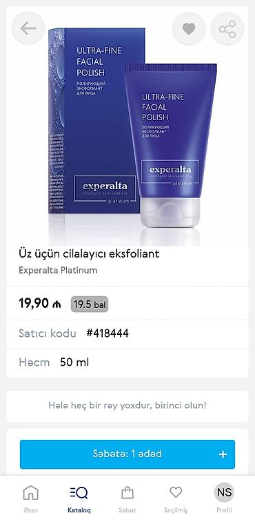 dyson airwrap 2 el: Experalta Platinum Ultra-Fine Facial Polish – üz üçün cilalayıcı — 1