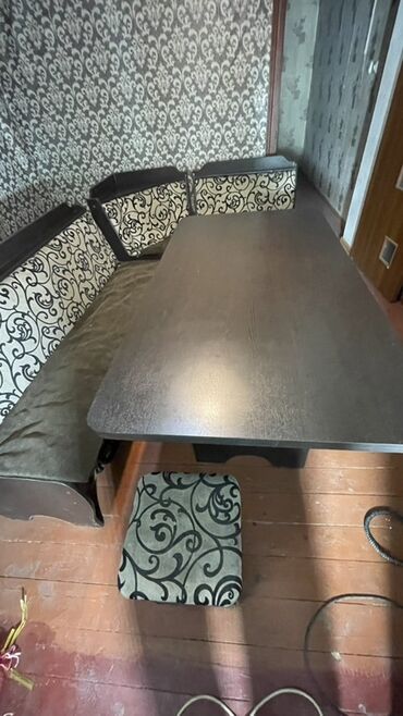 кухонный горнитур бу: Ашкана гарнитуру, Колдонулган, түсү - Саргыч боз, Өзү алып кетүү