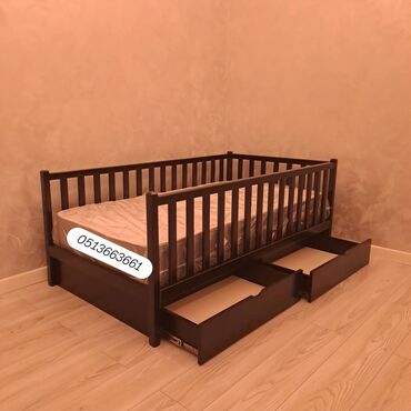 куплю детскую кроватку: Для девочки и мальчика, Кровать, С матрасом, С выдвижными ящиками