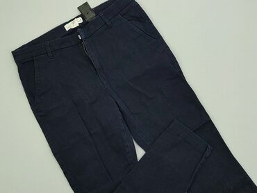 Spodnie S (EU 36), stan - Bardzo dobry, wzór - Jednolity kolor, kolor - Niebieski