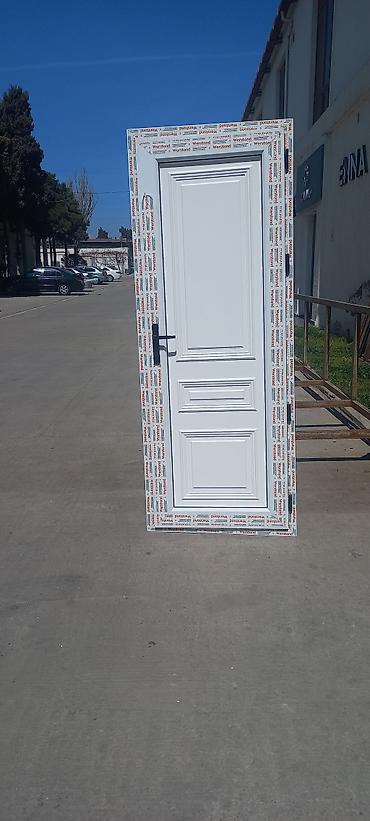 plastic qapi: Yeni Plastik qapı 80x200 sm Zamok və çərçivə ilə, Zəmanətli, Pulsuz quraşdırma, Pulsuz çatdırılma, Rayonlara çatdırılma — 3