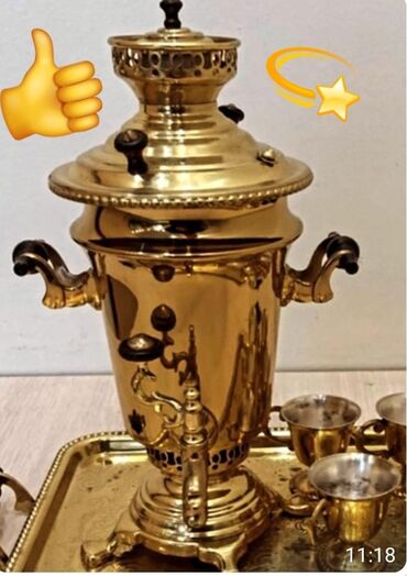 Digər biznes avadanlığı: 💫Ruhan 
700 qram od samovari 
Qiymet 110 manat 
Unv Yasamal