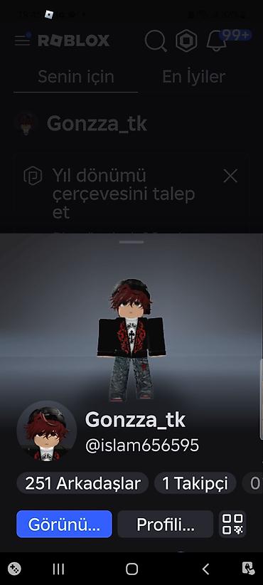 pubg pop satisi: Roblox hesabı – GONZZA_TK (istifadəçi adı: @islam656595) — 1