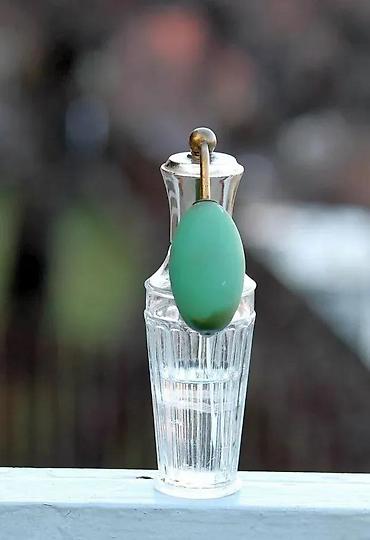 Ostali antikviteti: Vintage Atomizer Parfume Botlle 16 cm!. Vintage staklena posuda za — 5