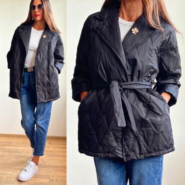 Ostale jakne, kaputi, prsluci: 🔥Ženska prošivena jakna na akciji – kratki model sa pojasom
✅2300 din — 5