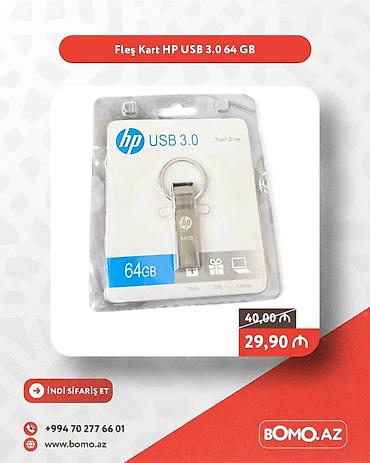 hp azerbaycan: Yüksək keyfiyyətli. 🔥 Fleş Kart HP USB 3.0 64 GB ✅ Brend: HP ✅ — 1