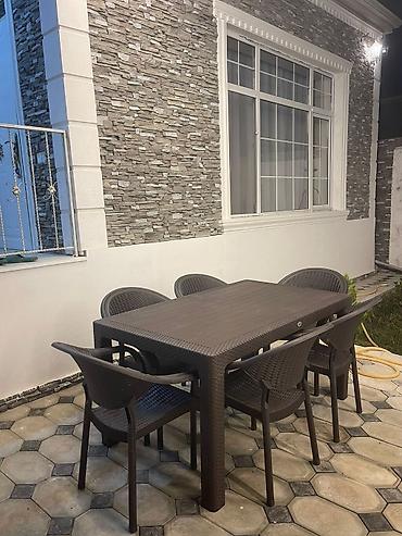 Bağ, çöl masa və oturacaq dəstləri: Yeni, Dördbucaq masa, 4 stul, Açılan, Stullar ilə, Plastik, Türkiyə — 10