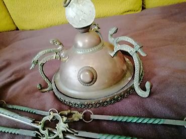 İşıqlandırma: Çılçıraq, 1 lampa, Metal — 5