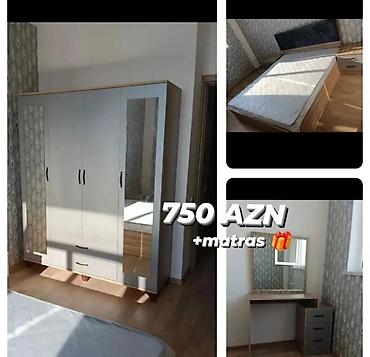 stol stul dəst: Yataq otağı dəsti – 750 AZN (+ matras hədiyyə) Dəst tərkibi: - İki — 1