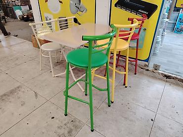 bar stullar: Mətbəx üçün, Yeni, Qatlanan, Dördbucaq masa — 2