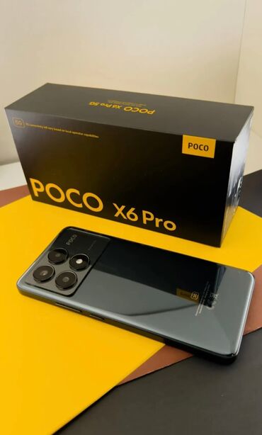 чехол для телефона кожаный: Poco X6 Pro 5G, Б/у, 256 ГБ, цвет - Черный, 2 SIM