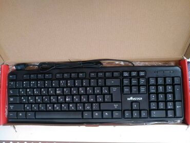 Клавиатуры: Клавиатура keyboard winstar kb-502 black rus usb Цена 360сом Новая